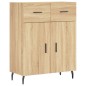 vidaXL Aparador alto madera contrachapada color roble 69,5x34x180 cm vidaXL Aparador alto madera contrachapada color roble 69,5x34x180 cm