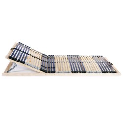vidaXL Somier de láminas con 42 listones de 7 regiones 80x200 cm