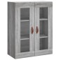 vidaXL Aparador alto madera contrachapada gris sonoma 69,5x34x180 cm vidaXL Aparador alto madera contrachapada gris sonoma 69,5x34x180 cm