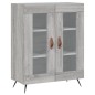 vidaXL Aparador alto madera contrachapada gris sonoma 69,5x34x180 cm vidaXL Aparador alto madera contrachapada gris sonoma 69,5x34x180 cm