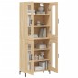 vidaXL Aparador alto madera contrachapada color roble 69,5x34x180 cm vidaXL Aparador alto madera contrachapada color roble 69,5x34x180 cm