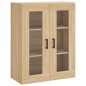vidaXL Aparador alto madera contrachapada color roble 69,5x34x180 cm vidaXL Aparador alto madera contrachapada color roble 69,5x34x180 cm