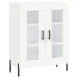 vidaXL Aparador alto madera contrachapada blanco 69,5x34x180 cm vidaXL Aparador alto madera contrachapada blanco 69,5x34x180 cm
