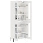 vidaXL Aparador alto madera contrachapada blanco brillo 69,5x34x180 cm vidaXL Aparador alto madera contrachapada blanco brillo 69,5x34x180 cm