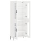 vidaXL Aparador alto madera contrachapada blanco brillo 69,5x34x180 cm vidaXL Aparador alto madera contrachapada blanco brillo 69,5x34x180 cm