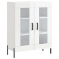 vidaXL Aparador alto madera contrachapada blanco brillo 69,5x34x180 cm vidaXL Aparador alto madera contrachapada blanco brillo 69,5x34x180 cm
