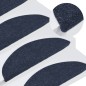 vidaXL Alfombrilla autoadhesiva escalera 15 uds azul 56x17x3 cm vidaXL Alfombrilla autoadhesiva escalera 15 uds azul 56x17x3 cm