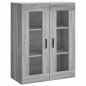 vidaXL Aparador alto madera contrachapada gris sonoma 69,5x34x180 cm vidaXL Aparador alto madera contrachapada gris sonoma 69,5x34x180 cm