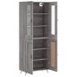 vidaXL Aparador alto madera contrachapada gris sonoma 69,5x34x180 cm vidaXL Aparador alto madera contrachapada gris sonoma 69,5x34x180 cm