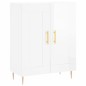 vidaXL Aparador alto madera contrachapada blanco brillo 69,5x34x180 cm vidaXL Aparador alto madera contrachapada blanco brillo 69,5x34x180 cm
