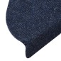 vidaXL Alfombrilla autoadhesiva escalera 15 uds azul 56x17x3 cm vidaXL Alfombrilla autoadhesiva escalera 15 uds azul 56x17x3 cm