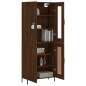vidaXL Aparador alto madera contrachapada marrón roble 69,5x34x180 cm vidaXL Aparador alto madera contrachapada marrón roble 69,5x34x180 cm