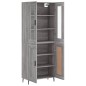 vidaXL Aparador alto madera contrachapada gris sonoma 69,5x34x180 cm vidaXL Aparador alto madera contrachapada gris sonoma 69,5x34x180 cm