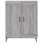 vidaXL Aparador alto madera contrachapada gris sonoma 69,5x34x180 cm vidaXL Aparador alto madera contrachapada gris sonoma 69,5x34x180 cm