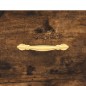 vidaXL Aparador alto madera contrachapada roble ahumado 69,5x34x180 cm