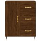 vidaXL Aparador alto madera contrachapada marrón roble 69,5x34x180 cm vidaXL Aparador alto madera contrachapada marrón roble 69,5x34x180 cm