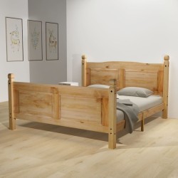 vidaXL Estructura de cama Corona Range pino mexicano 160x200 cm