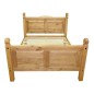 vidaXL Estructura de cama Corona Range pino mexicano 160x200 cm