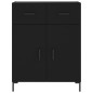 vidaXL Aparador alto madera contrachapada negro 69,5x34x180 cm vidaXL Aparador alto madera contrachapada negro 69,5x34x180 cm