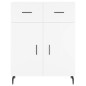 vidaXL Aparador alto madera contrachapada blanco 69,5x34x180 cm vidaXL Aparador alto madera contrachapada blanco 69,5x34x180 cm