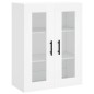 vidaXL Aparador alto madera contrachapada blanco 69,5x34x180 cm vidaXL Aparador alto madera contrachapada blanco 69,5x34x180 cm