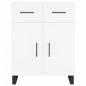 vidaXL Aparador alto madera contrachapada blanco 69,5x34x180 cm vidaXL Aparador alto madera contrachapada blanco 69,5x34x180 cm