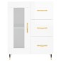 vidaXL Aparador alto madera contrachapada blanco brillo 69,5x34x180 cm vidaXL Aparador alto madera contrachapada blanco brillo 69,5x34x180 cm