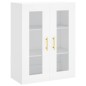 vidaXL Aparador alto madera contrachapada blanco 69,5x34x180 cm vidaXL Aparador alto madera contrachapada blanco 69,5x34x180 cm