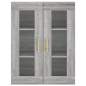 vidaXL Aparador alto madera contrachapada gris sonoma 69,5x34x180 cm vidaXL Aparador alto madera contrachapada gris sonoma 69,5x34x180 cm