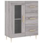 vidaXL Aparador alto madera contrachapada gris sonoma 69,5x34x180 cm vidaXL Aparador alto madera contrachapada gris sonoma 69,5x34x180 cm