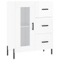 vidaXL Aparador alto madera contrachapada blanco brillo 69,5x34x180 cm vidaXL Aparador alto madera contrachapada blanco brillo 69,5x34x180 cm