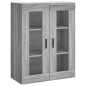 vidaXL Aparador alto madera contrachapada gris sonoma 69,5x34x180 cm vidaXL Aparador alto madera contrachapada gris sonoma 69,5x34x180 cm