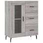 vidaXL Aparador alto madera contrachapada gris sonoma 69,5x34x180 cm vidaXL Aparador alto madera contrachapada gris sonoma 69,5x34x180 cm