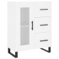 vidaXL Aparador alto madera contrachapada blanco 69,5x34x180 cm vidaXL Aparador alto madera contrachapada blanco 69,5x34x180 cm