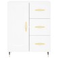vidaXL Aparador alto madera contrachapada blanco 69,5x34x180 cm vidaXL Aparador alto madera contrachapada blanco 69,5x34x180 cm