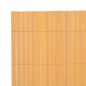 vidaXL Valla de jardín de doble cara amarilla 110x300 cm vidaXL Valla de jardín de doble cara amarilla 110x300 cm