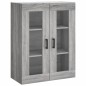 vidaXL Aparador alto madera contrachapada gris sonoma 69,5x34x180 cm vidaXL Aparador alto madera contrachapada gris sonoma 69,5x34x180 cm