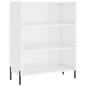 vidaXL Aparador alto madera contrachapada blanco brillo 69,5x34x180 cm vidaXL Aparador alto madera contrachapada blanco brillo 69,5x34x180 cm