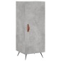 vidaXL Aparador de madera contrachapada gris hormigón 34,5x34x180 cm vidaXL Aparador de madera contrachapada gris hormigón 34,5x34x180 cm