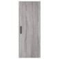 vidaXL Aparador alto madera contrachapada gris Sonoma 34,5x34x180 cm vidaXL Aparador alto madera contrachapada gris Sonoma 34,5x34x180 cm