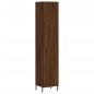 vidaXL Aparador alto madera contrachapada roble marrón 34,5x34x180 cm vidaXL Aparador alto madera contrachapada roble marrón 34,5x34x180 cm