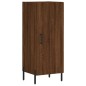 vidaXL Aparador alto madera contrachapada roble marrón 34,5x34x180 cm vidaXL Aparador alto madera contrachapada roble marrón 34,5x34x180 cm