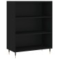 vidaXL Aparador alto madera contrachapada negro 69,5x34x180 cm vidaXL Aparador alto madera contrachapada negro 69,5x34x180 cm