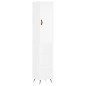 vidaXL Aparador alto madera contrachapada blanco 34,5x34x180 cm vidaXL Aparador alto madera contrachapada blanco 34,5x34x180 cm