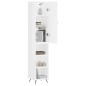 vidaXL Aparador alto madera contrachapada blanco 34,5x34x180 cm vidaXL Aparador alto madera contrachapada blanco 34,5x34x180 cm