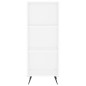 vidaXL Aparador alto madera contrachapada blanco 34,5x34x180 cm vidaXL Aparador alto madera contrachapada blanco 34,5x34x180 cm