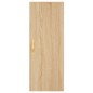 vidaXL Aparador de madera contrachapada roble Sonoma 34,5x34x180 cm