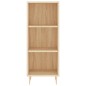 vidaXL Aparador de madera contrachapada roble Sonoma 34,5x34x180 cm vidaXL Aparador de madera contrachapada roble Sonoma 34,5x34x180 cm