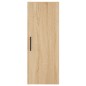 vidaXL Aparador de madera contrachapada roble Sonoma 34,5x34x180 cm vidaXL Aparador de madera contrachapada roble Sonoma 34,5x34x180 cm