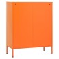 vidaXL Armario de almacenamiento acero naranja 80x35x101,5 cm vidaXL Armario de almacenamiento acero naranja 80x35x101,5 cm